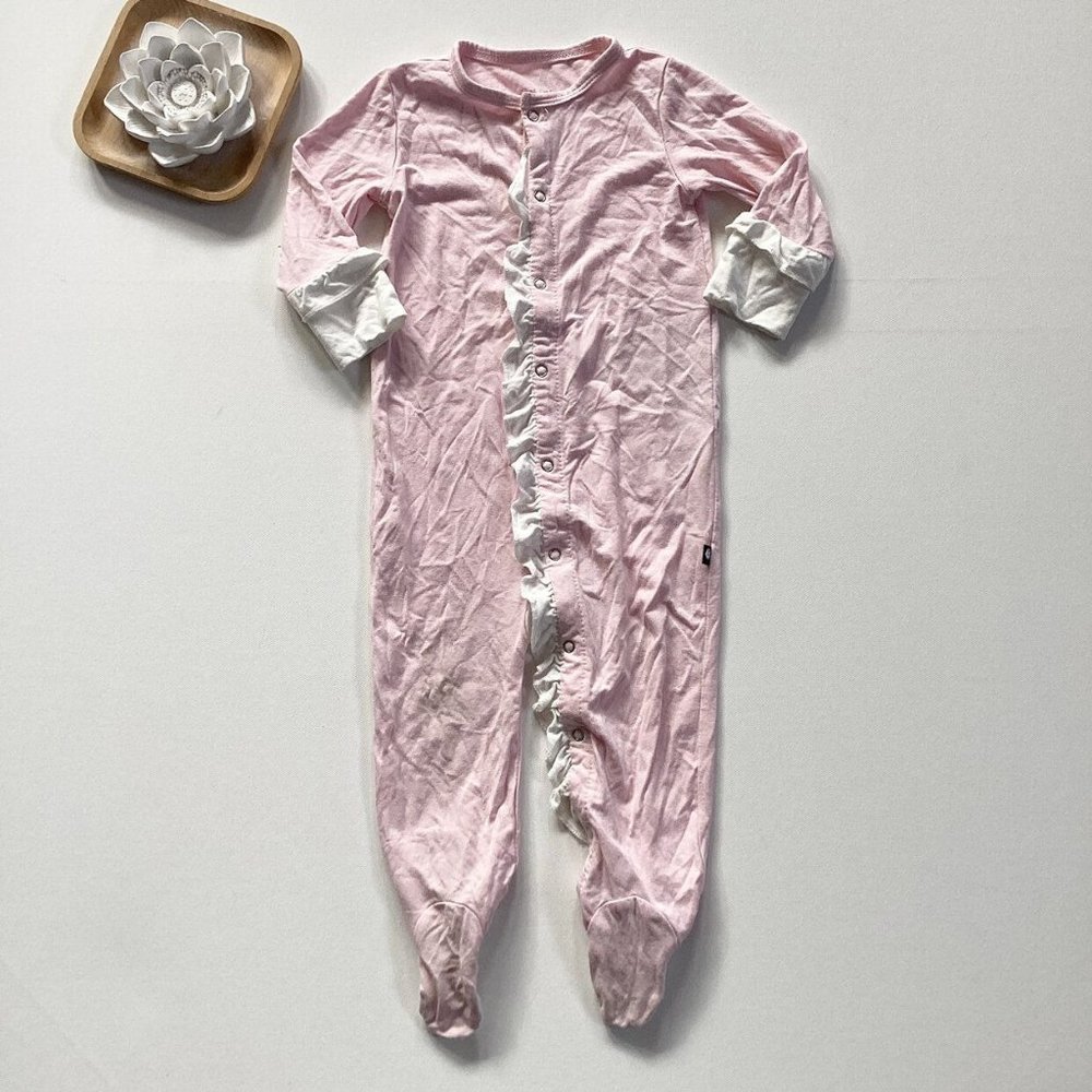 Sweet Bamboo Pink Footie